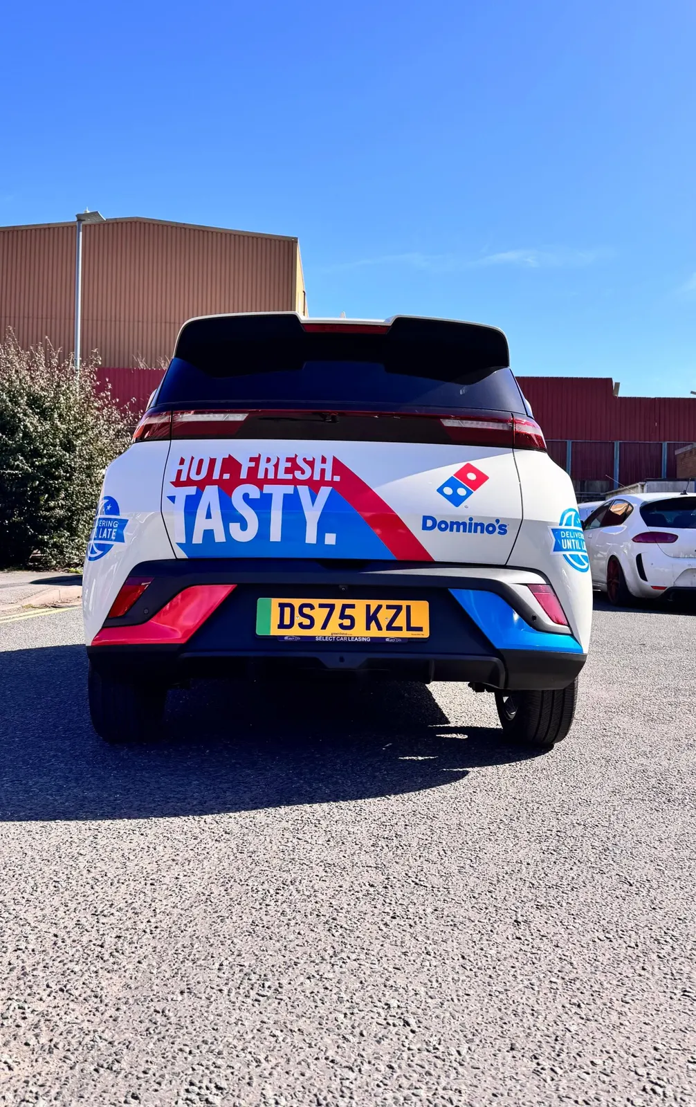 Dominos Fleet Branding Reflective Vinyl Birmingham
