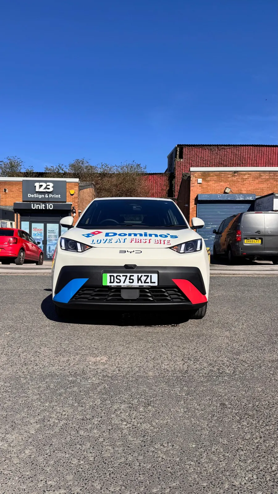 Dominos Vehicle Branding Birmingham