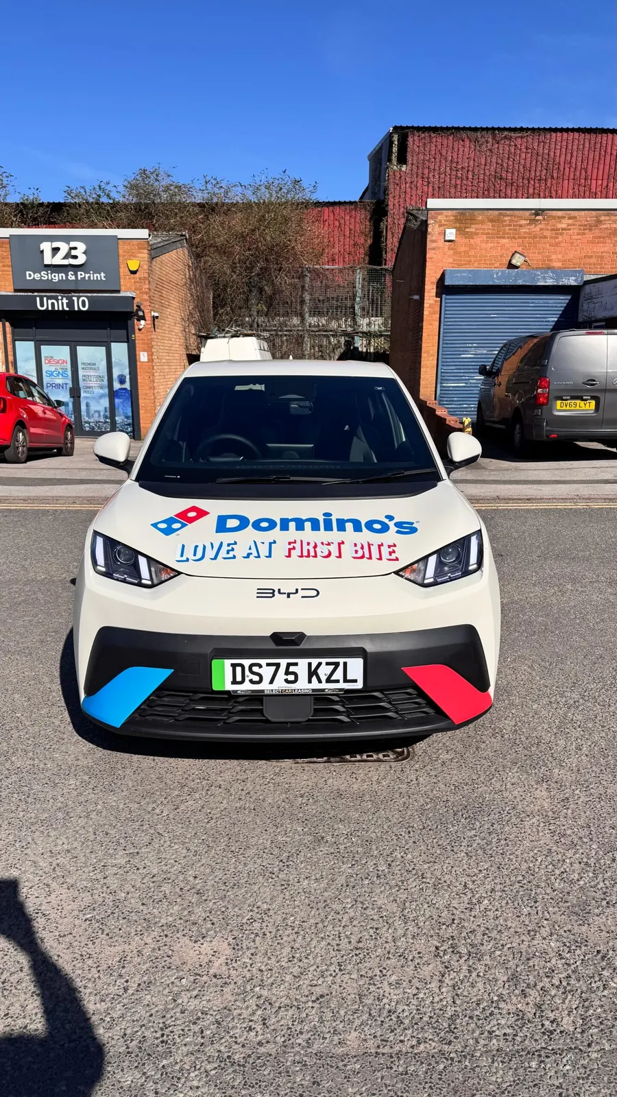Dominos Fleet Graphics Birmingham