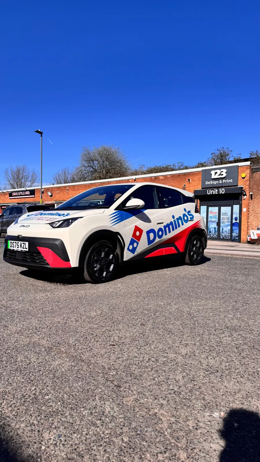 Dominos Fleet Wrap Birmingham Wrapart