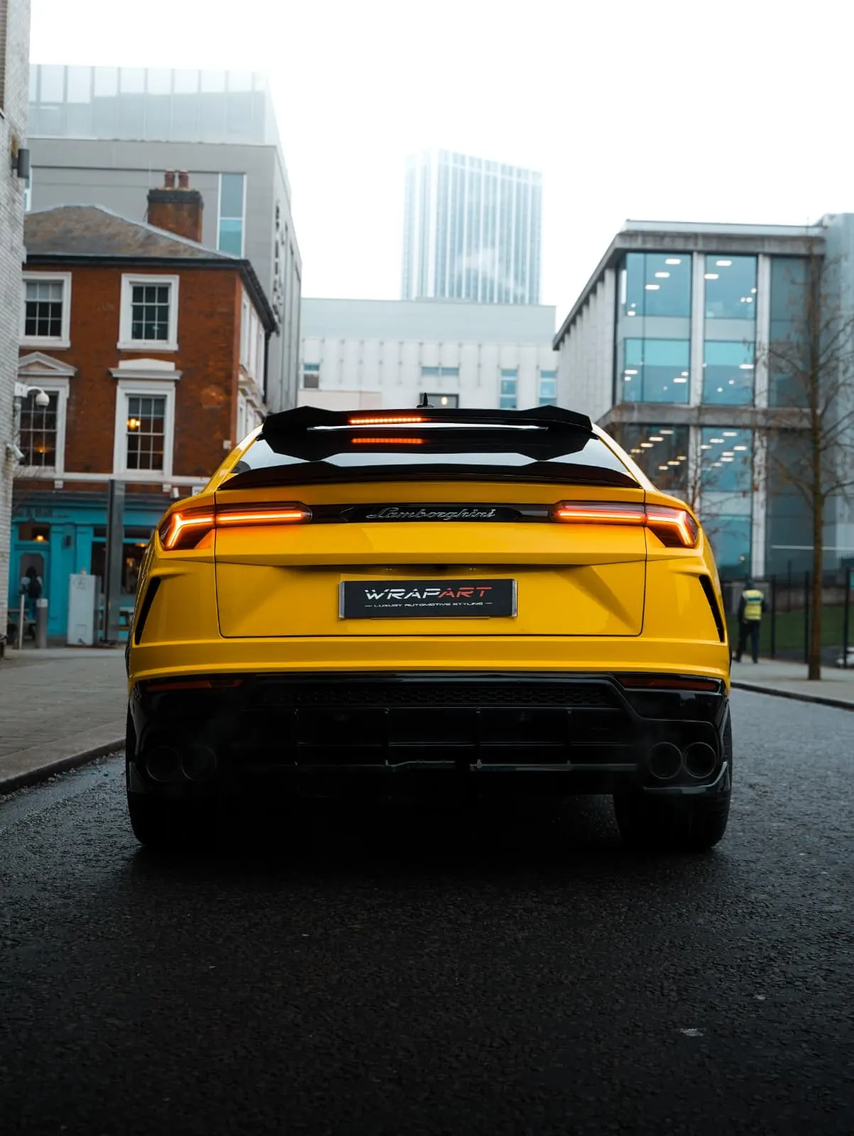 Lamborghini Urus 3M High Gloss Yellow Wrap Birmingham