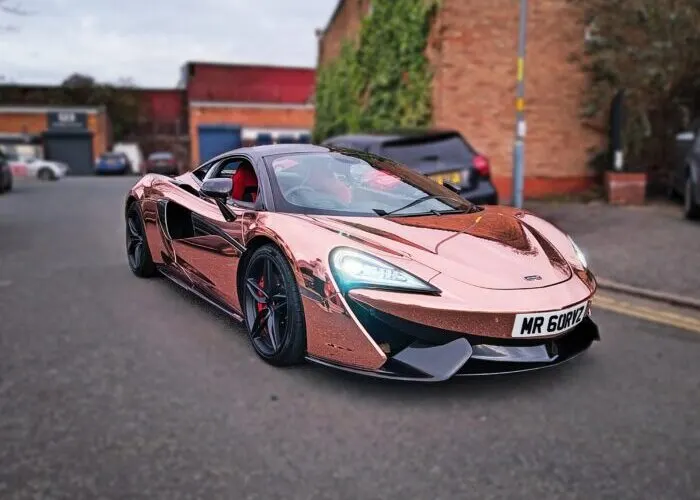 McLaren with vinyl wrap by Wrapart