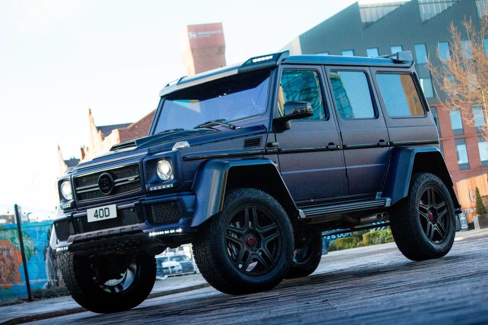 Mercedes G63 in Trenton Blue Wrap