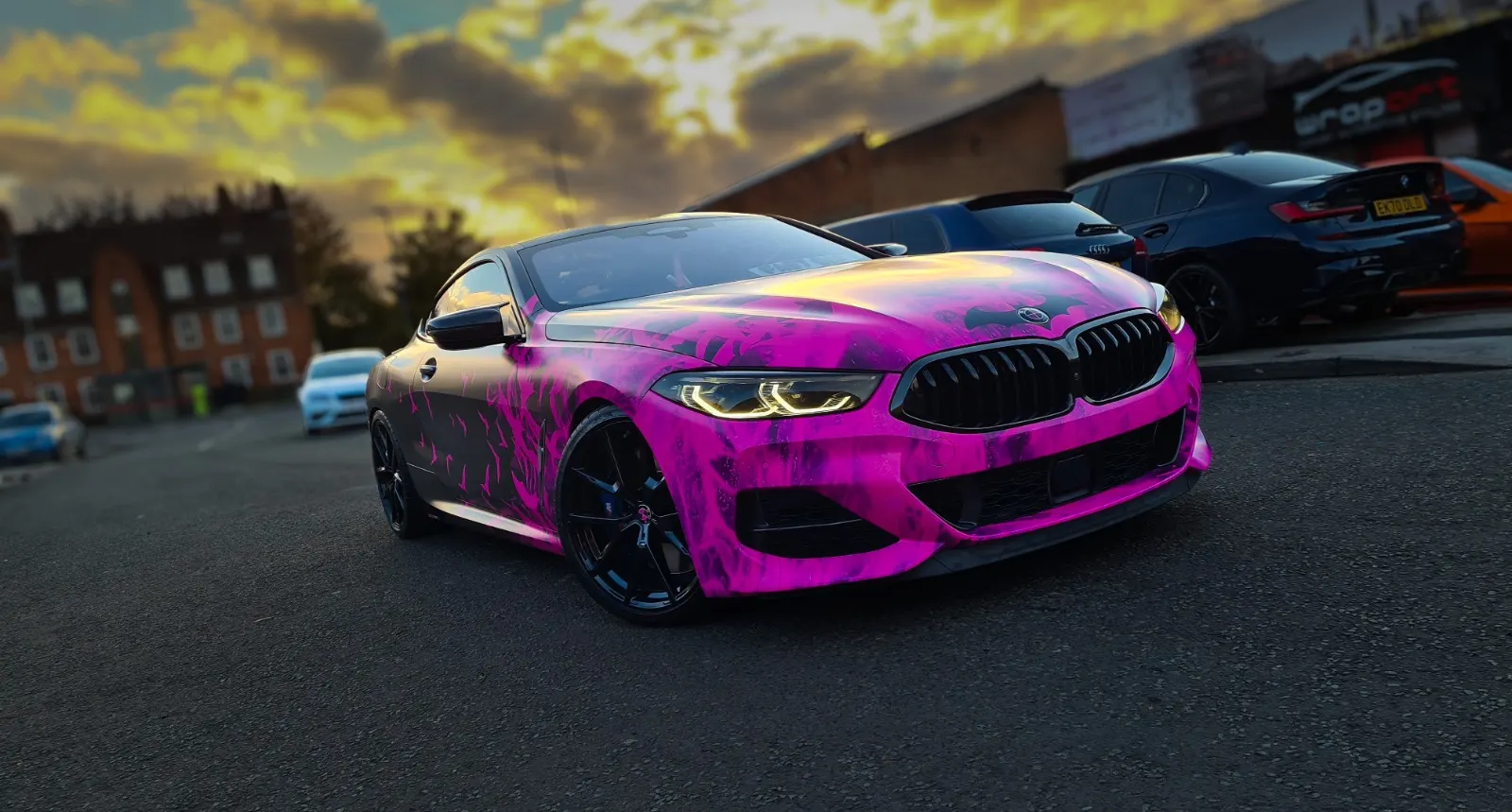 Bespoke Design Wrap on BMW M8