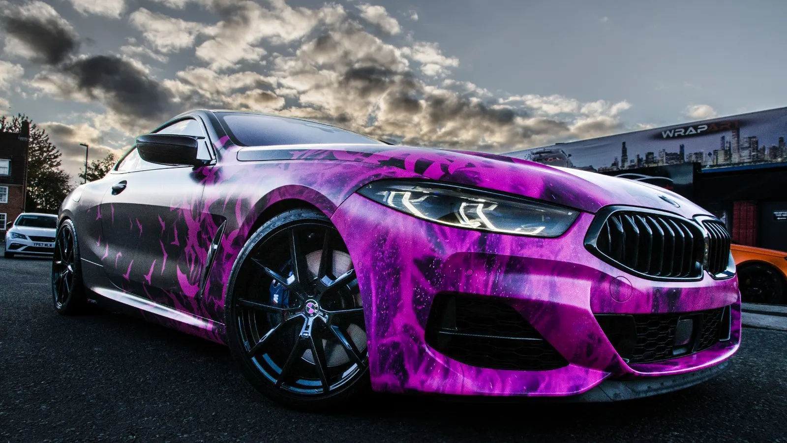 BMW M8 Wrap Rear Quarter Birmingham