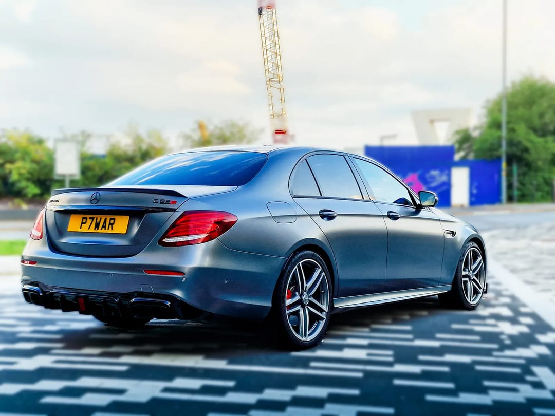 Mercedes E63 S AMG Satin PPF Side Profile Birmingham