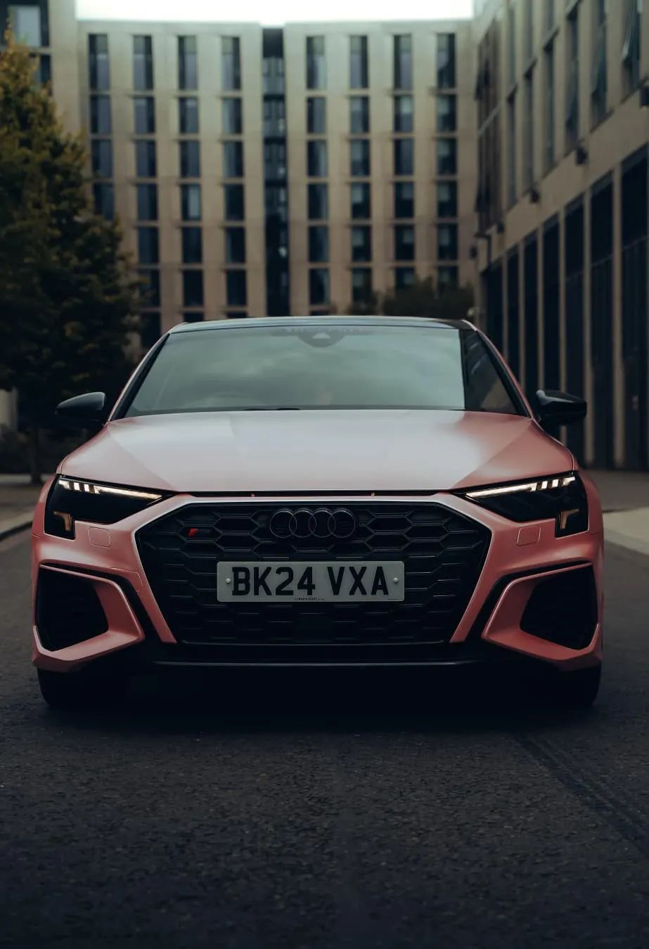 Audi S3 Satin Pink Wrap Detail Birmingham