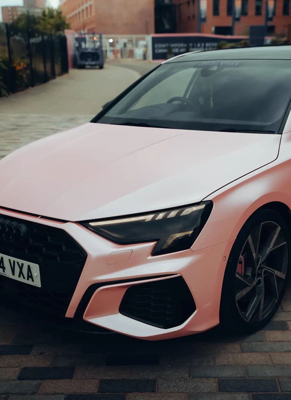 Audi S3 Satin Sakura Pink Wrap Birmingham