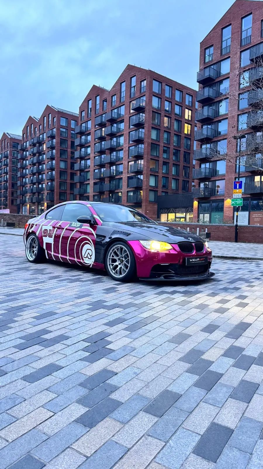 BMW E92 Rubellite Purple Wrapart Birmingham