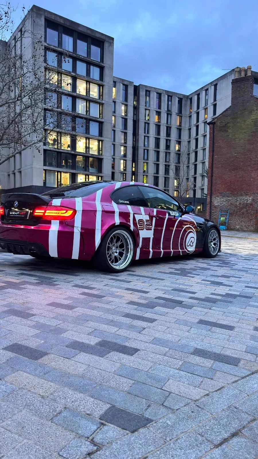 BMW E92 High Gloss Purple Colour Change Wrap Birmingham