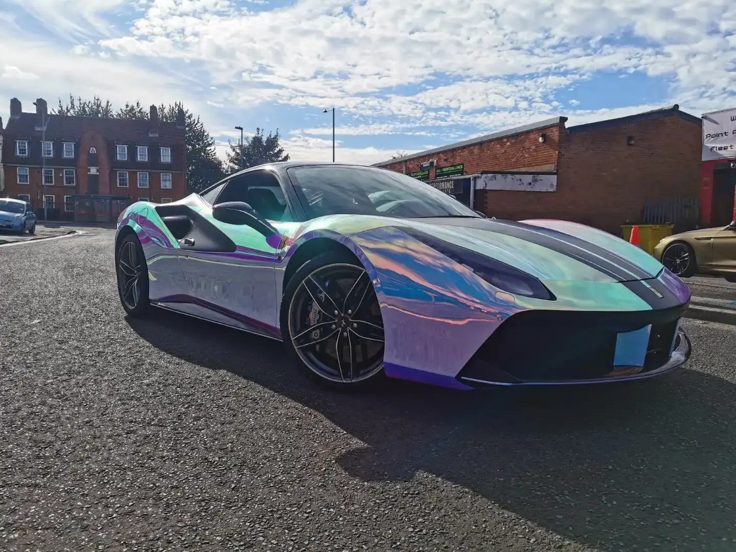 Ferrari Neo-Chrome Wrapping Services available from Wrapart in Birmingham